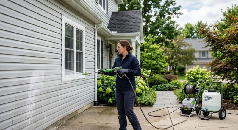 Vinyl House Washing Service