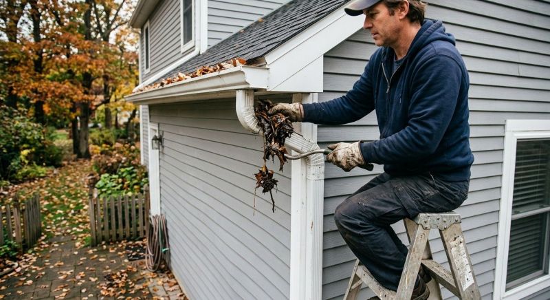 Gutter Downspout Unclogging in Morris County, NJ